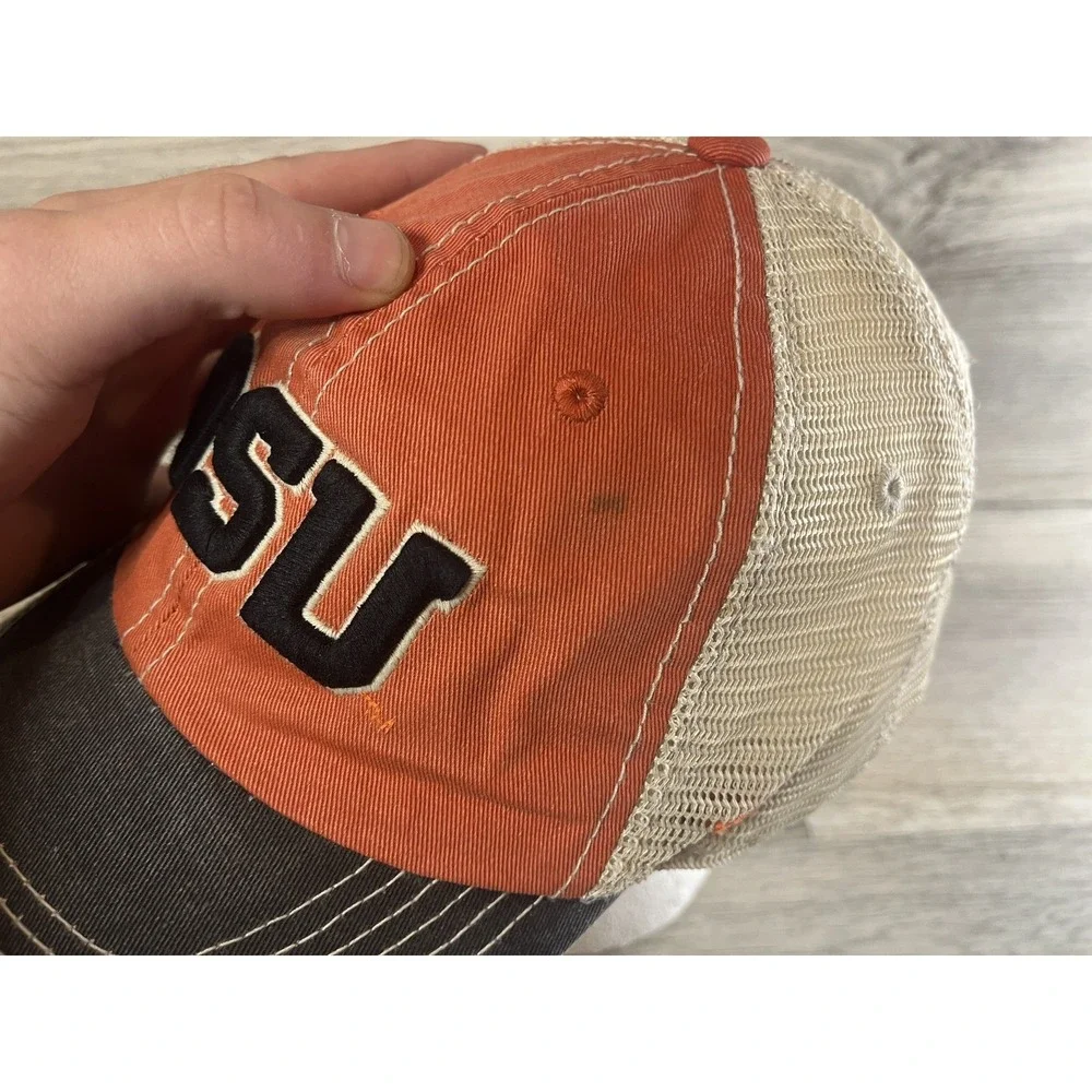 Oregon State University Beavers SnapBack Hat Cap Mesh‎ Trucker Adjustable Orange